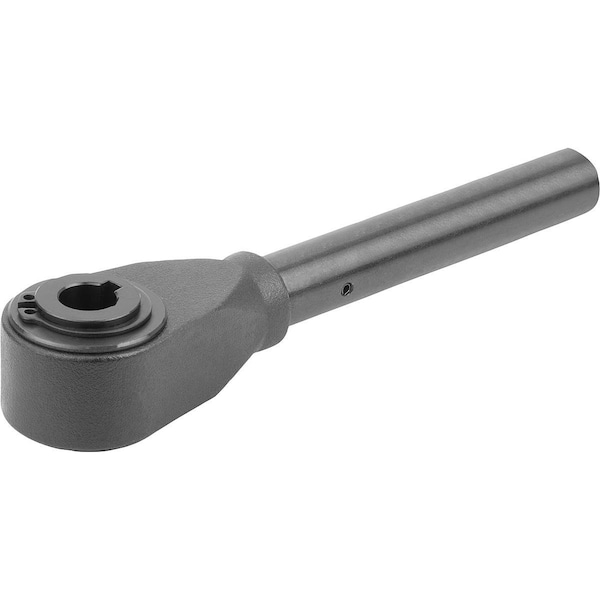 Clamp Size-5, A=400, Form-0 Degree, Carbon Steel Black Oxidized, Comp-Free-Cutting Steel
